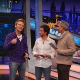 Michel Teló, Pablo Motos e Imanol Arias en 'El hormiguero'