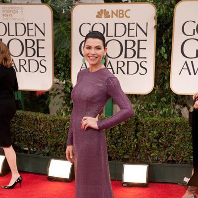 Julianna Margulies en los Globos de Oro 2012