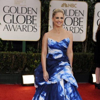 Sarah Michelle Gellar en los Globos de Oro 2012