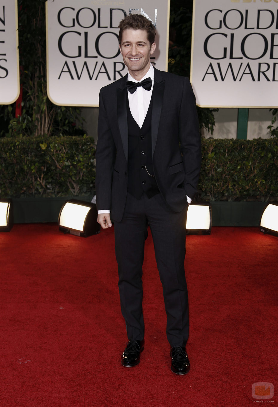 Matthew Morrison en los Globos de Oro 2012