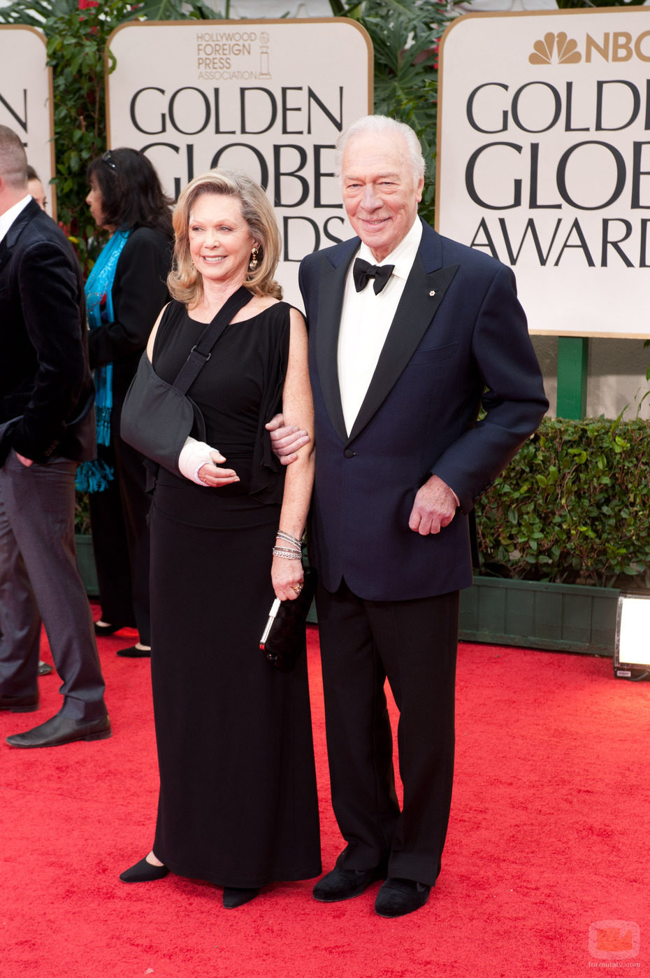 Christopher Plummer en los Globos de Oro 2012