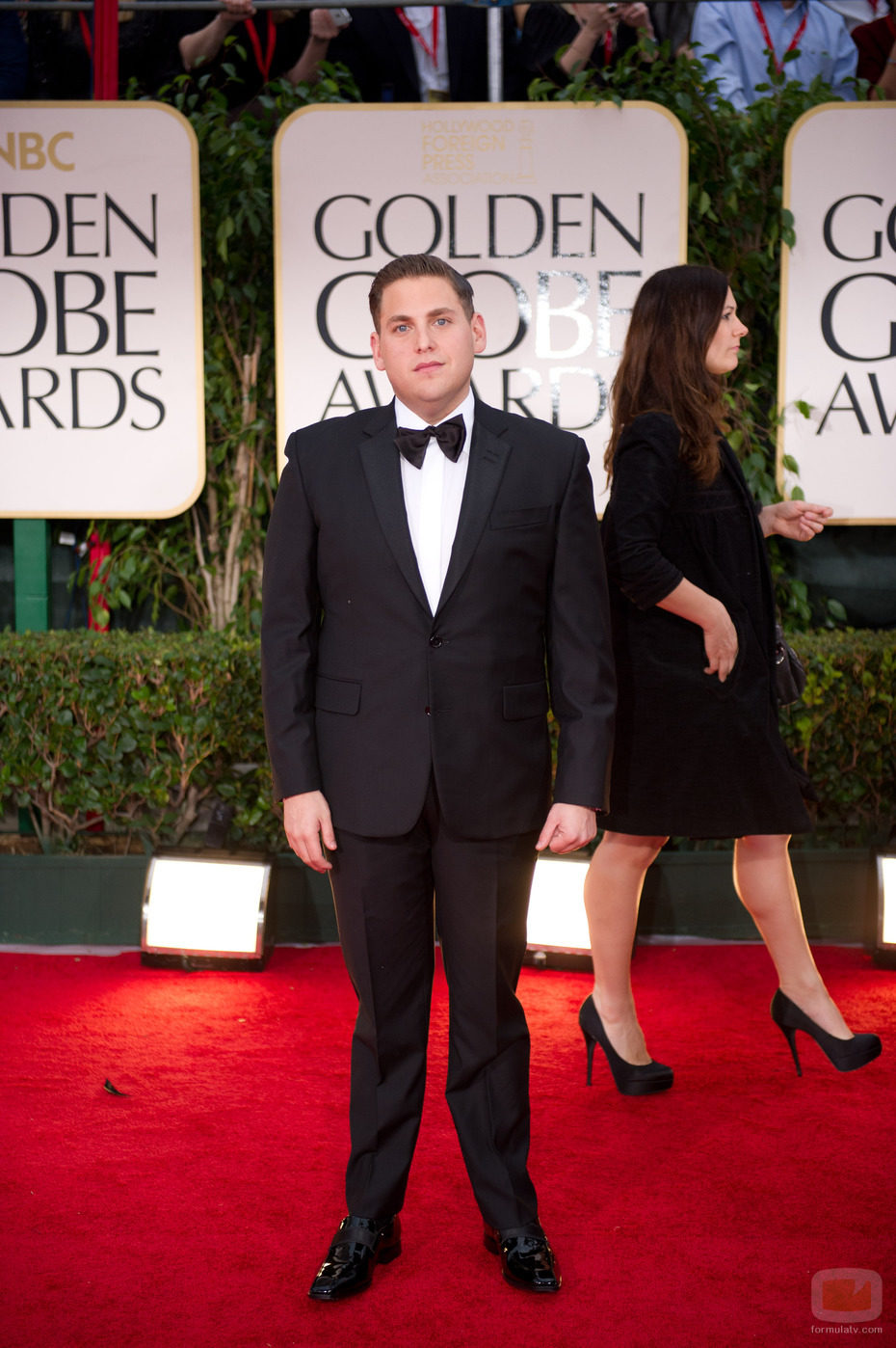 Jonah Hill en los Globos de Oro 2012