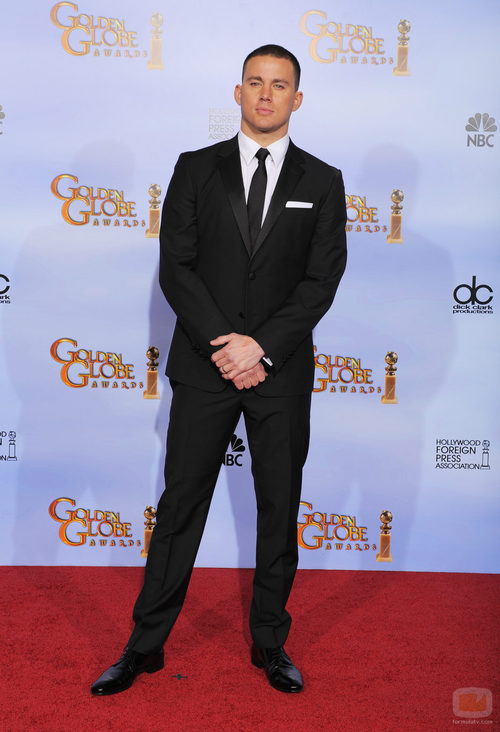 Channing Tatum en los Globos de Oro 2012
