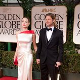 Brad Pitt y Angelina Jolie en los Globos de Oro 2012