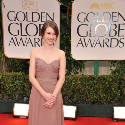 Taissa Farmiga en los Globos de Oro 2012
