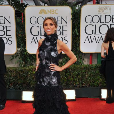 Giuliana Rancic en los Globos de Oro 2012