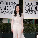 Jessica Biel en los Globos de Oro 2012