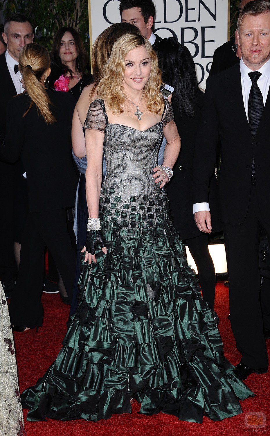 Madonna en los Globos de Oro 2012
