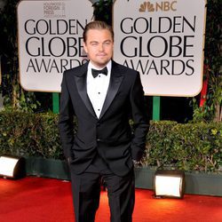 Leonardo DiCaprio en los Globos de Oro 2012