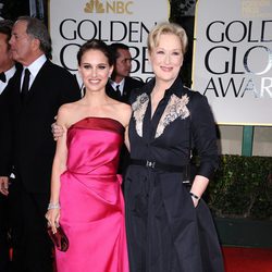Natalie Portman y Meryl Streep en los Globos de Oro 2012