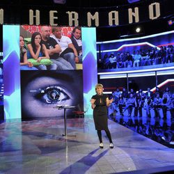 Mercedes Milá en el plató de 'Gran Hermano 12+1'