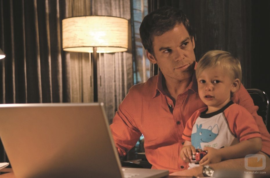 'Dexter' con su hijo Harrison