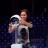 Una de las concursantes  de 'El cubo'