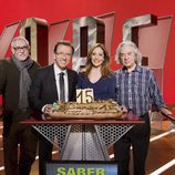 Juanjo Cardenal, Jordi Hurtado, Pilar Vázquez y Sergi Schaaff