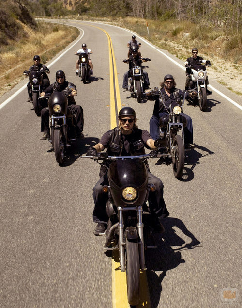 Las Harley Davidson de 'Hijos de la Anarquía'