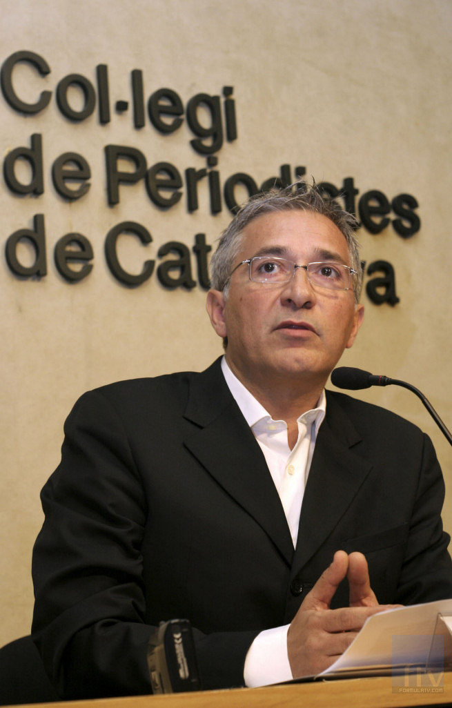 Javier Sardá da una conferencia de periodismo