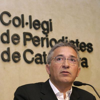 Javier Sardá da una conferencia de periodismo