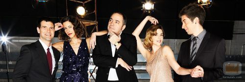 Carlos Marañón, Cristina Teva, Pepe Colubi, Manuela Velasco y David Broncano