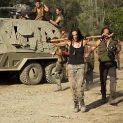 La actriz Shelley Conn en 'Terra Nova'