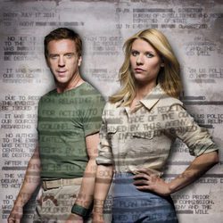 Damian Lewis y Claire Danes de 'Homeland'