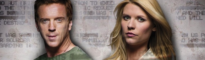 Damian Lewis y Claire Danes de 'Homeland'