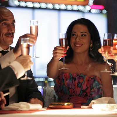 Diego Gómez (Rodrigo Poison) e Isabel Pantoja (Eva Marciel)