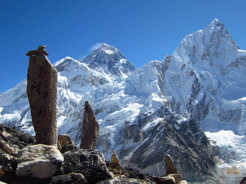 Imagen del Everest y el Lhotse