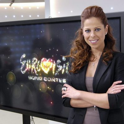 Pastora Soler en la presentación de "Quédate conmigo", su tema para Eurovisión