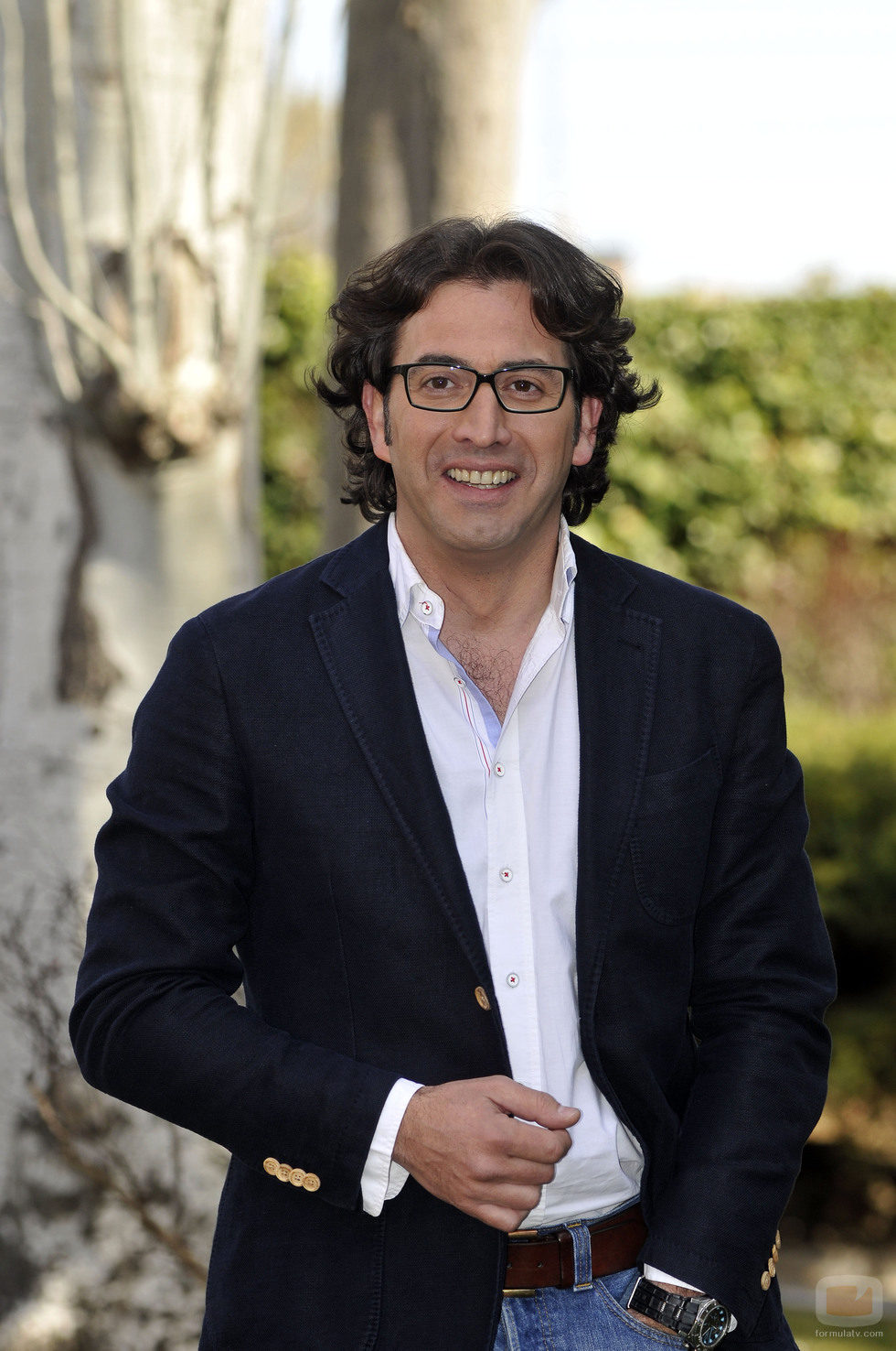 Antonio Garrido en la rueda de prensa de 'Los protegidos'