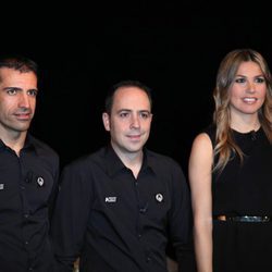 Marc Gené, Jacobo Vega y Nira Juanco