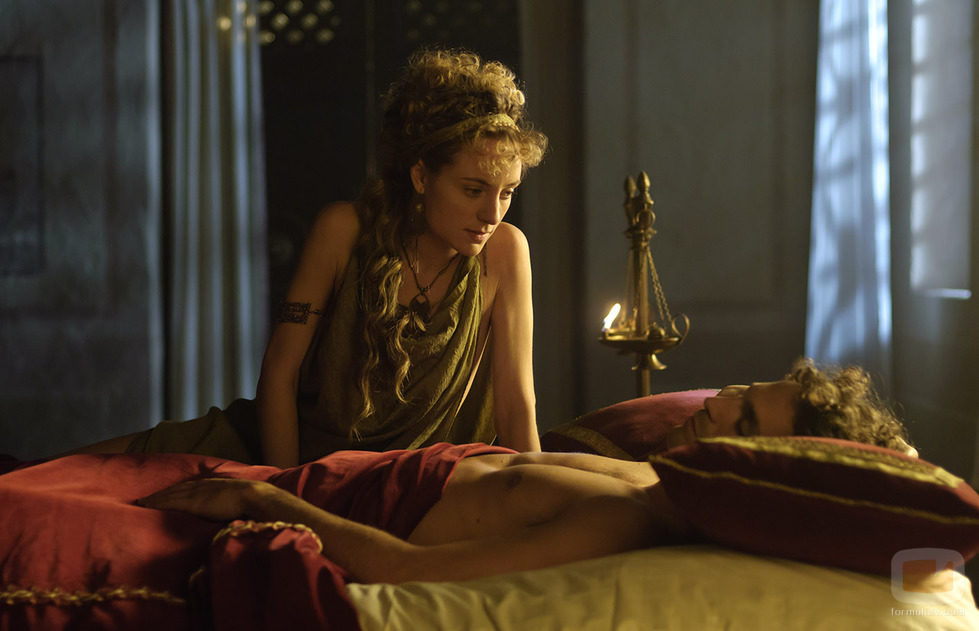 Ángela Cremonte e Iván Sánchez en 'Imperium'