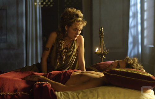 Ángela Cremonte e Iván Sánchez en 'Imperium'