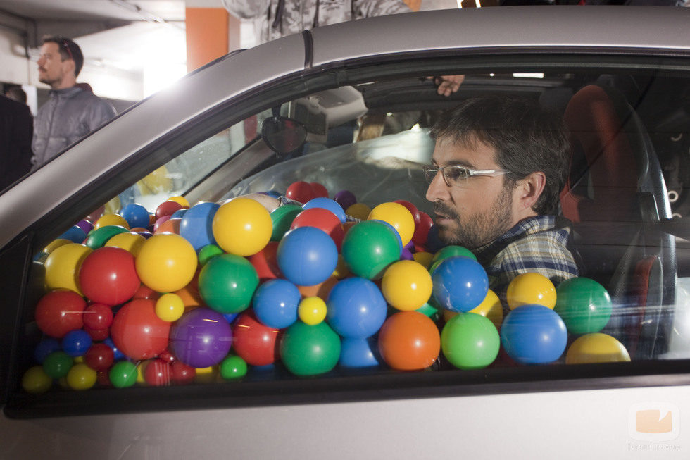 Jordi Evole en el making off de "6 años de laSexta"