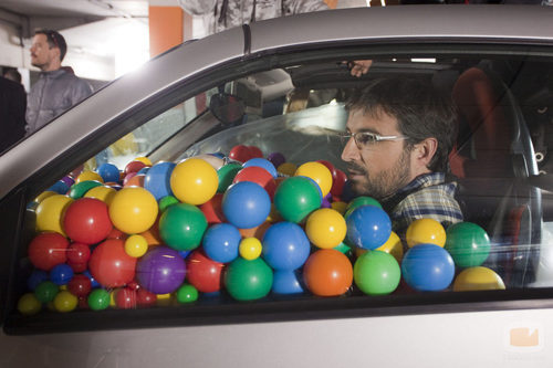 Jordi Evole en el making off de "6 años de laSexta"