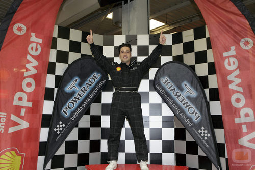 David Bustamante en la pole 