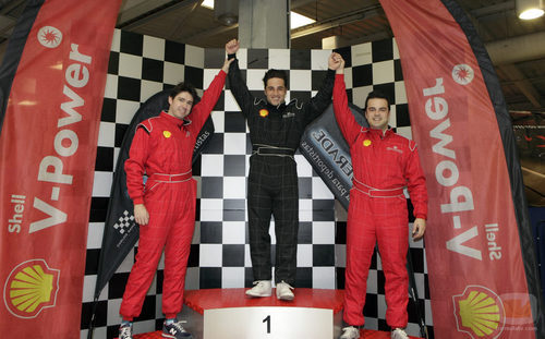 David Bustamante celebra su pole