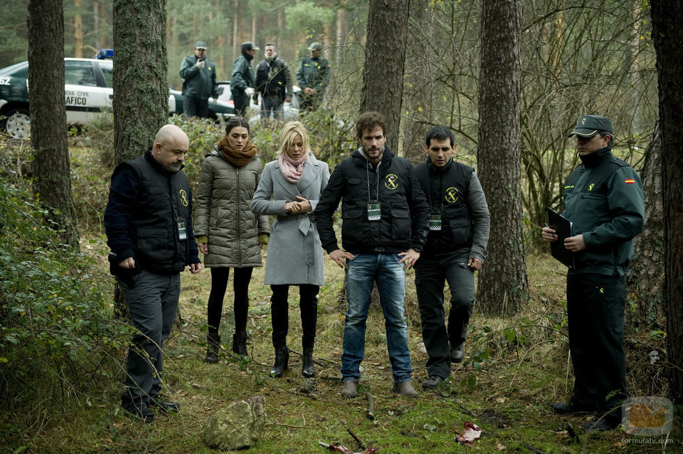 Olivia, Sara, Raúl y Nacho en 'Luna, el misterio de Calenda'