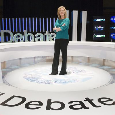 María Casado en el plató de 'El debate de La 1'