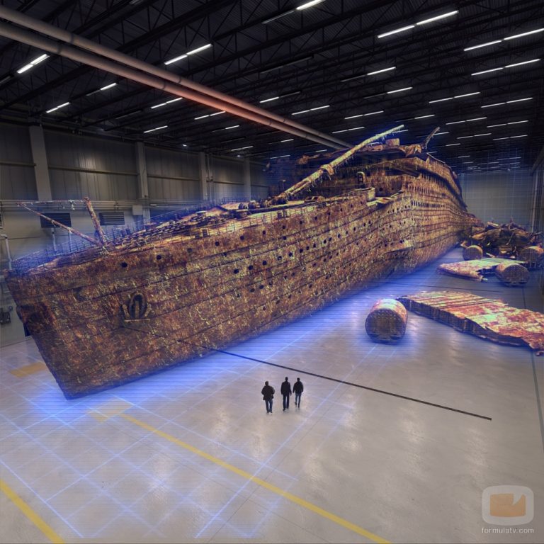 El Titanic en un hangar virtual