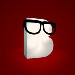 Logo de 'Buenas noches y Buenafuente' sobre fondo rojo