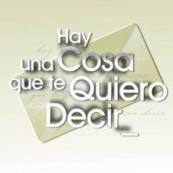 El logotipo de 'Hay una cosa que te quiero decir'