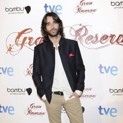 Aitor Luna en la premiere de la tercera temporada de 'Gran Reserva'