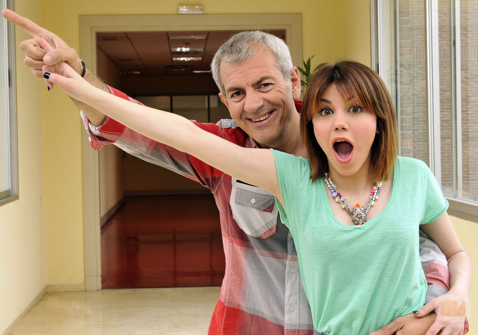 Carlos Sobera y Angy Fernández en la presentación de 'Avanti'