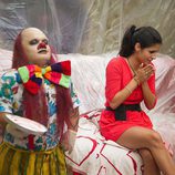 María Sánchez, a punto de recibir un tartazo en 'Gran Hermano'