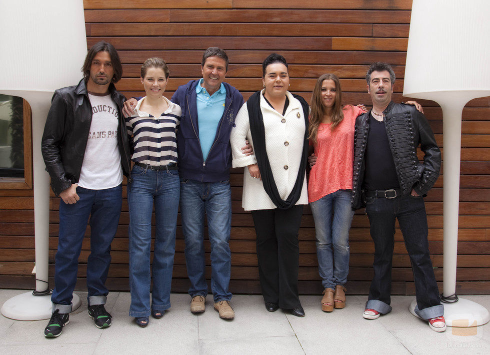 Rafa Méndez, Soraya, Rafael Lozano, Falete, Ana Fernández y Agustín Jiménez
