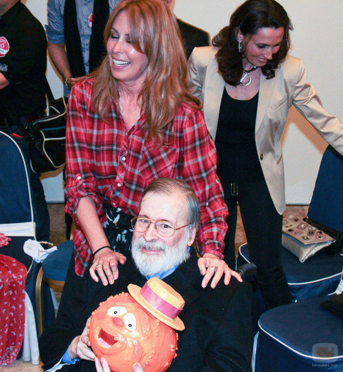 Miriam Díaz-Aroca, Chicho Ibáñez Serrador y Ruperta