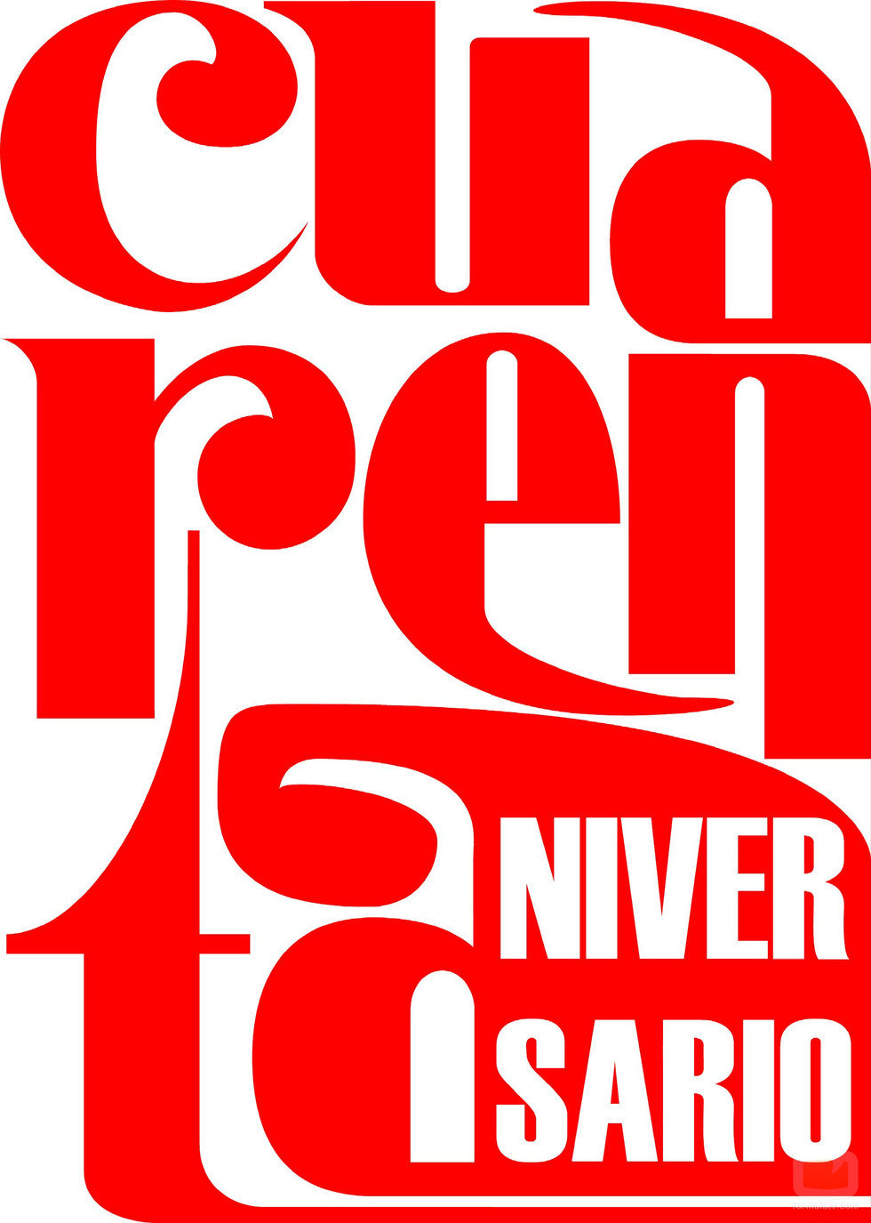 Logotipo del 40º aniversario del 'Un, dos, tres... responda otra vez'