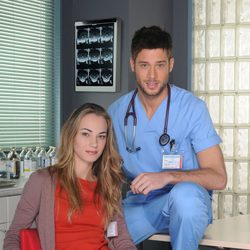 Elsa Herrera y José Lamuño en la nueva temporada de 'Hospital Central'