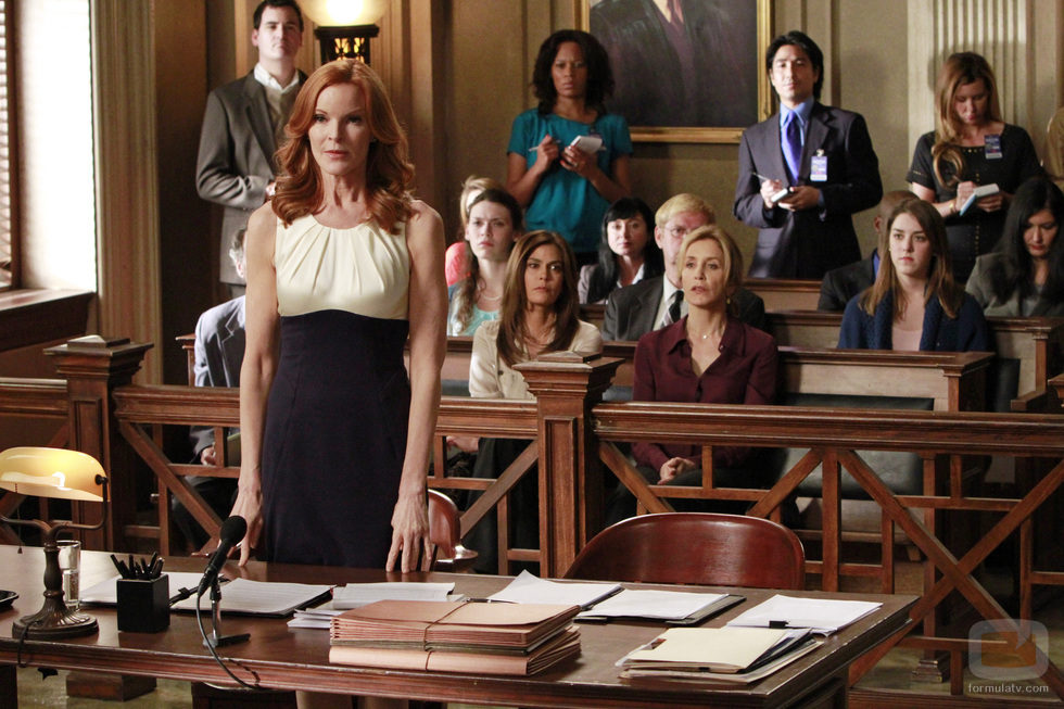 Bree (Marcia Cross), acusada de asesinato en el último capítulo de 'Mujeres Desesperadas'
