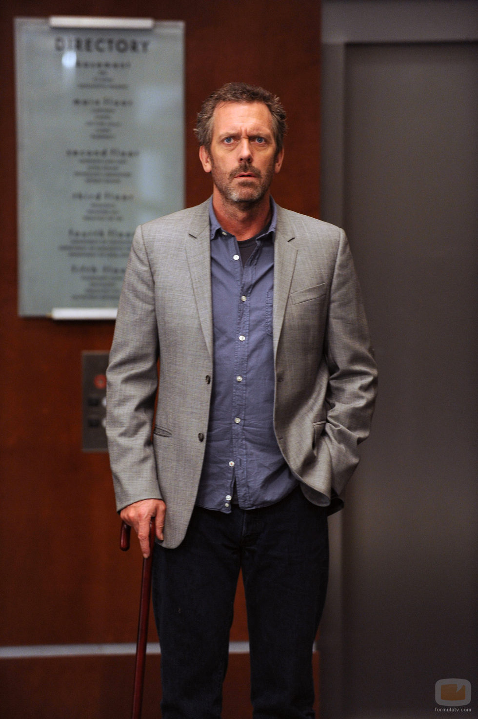 El Doctor House en una escena del último episodio de la temporada 8